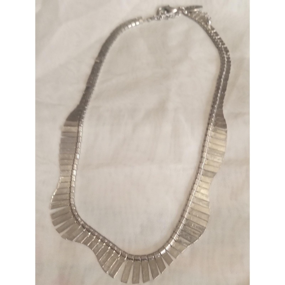 Spring Street Necklace Silver Tone Metal